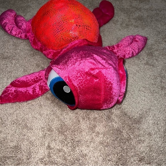 Goffa International Pink Plush Sea Turtle Stuffed Animal - Picture 6 of 11